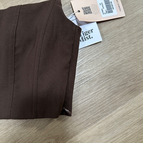 Tiger Mist Brown Cayenne Corset Top - Picture 3 of 4